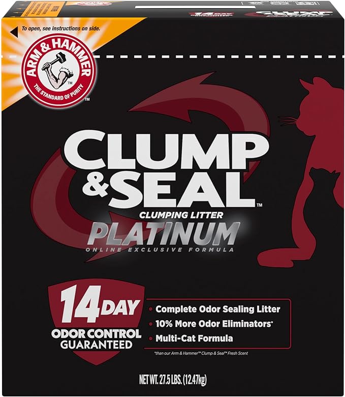 Arm & Hammer Clump & Seal Platinum Cat Litter