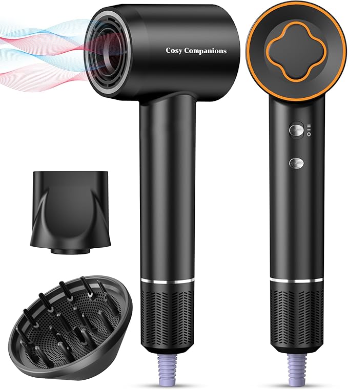 Cosy Companions High-Speed Brushless Motor Ionic Hair Dryer