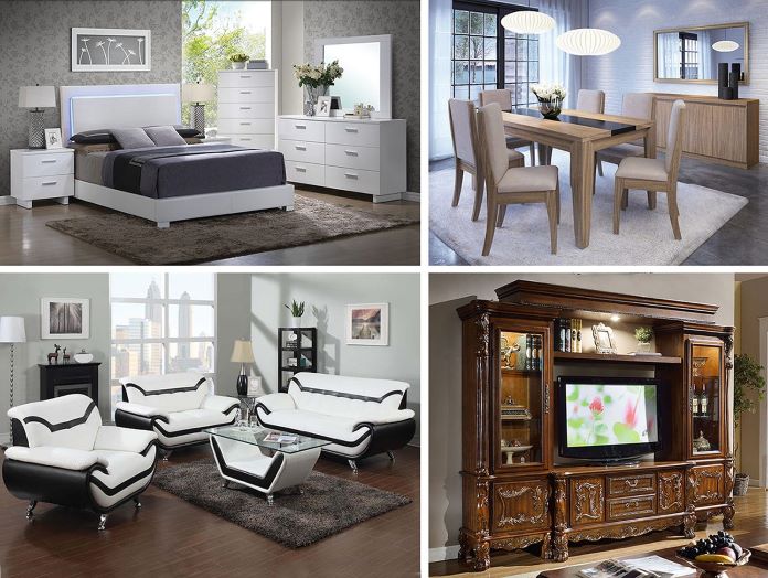 different furniture products