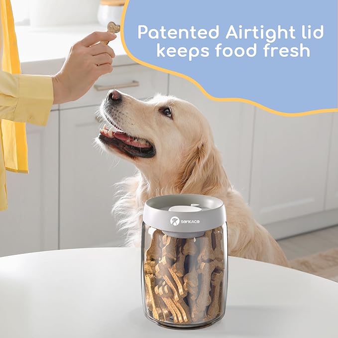 airtight dog treat jar